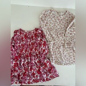 Bundle of 2 crewcuts long sleeve dresses